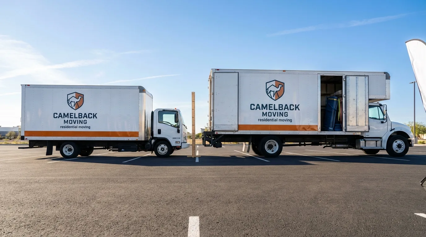Moving truck size capacity guide in Solomon